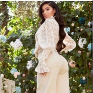 Fashion Nova "Stroll in the park" floral top